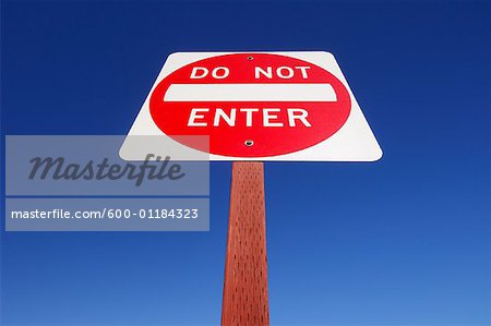 Do Not Enter Sign