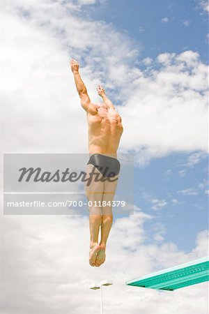 Man Diving