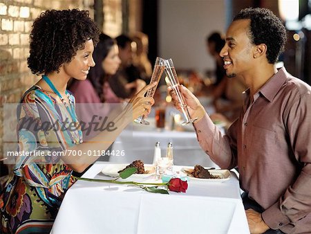 Couple au Restaurant