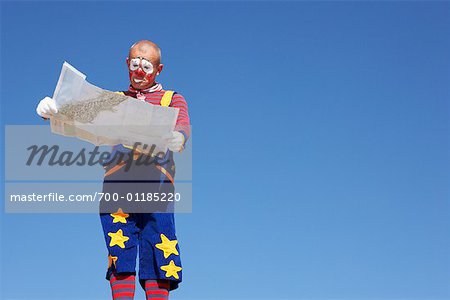 Lost Clown Holding Map