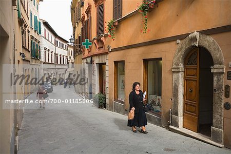 Street Scene, Montepulciano, Tuscany, Italy