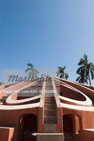 Facade of a building, Jantar Mantar, New Delhi, India