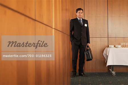 Homme d'affaires à la Conférence