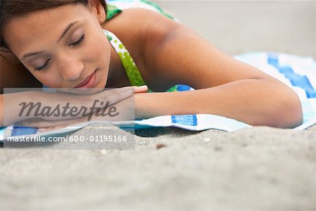 Portrait of Woman at Beach