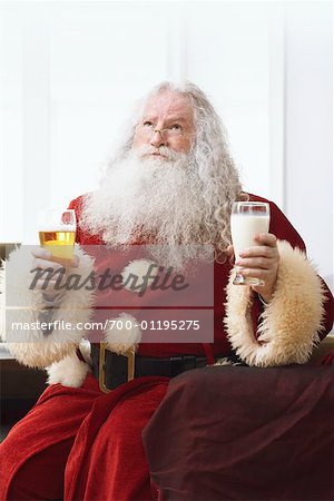 Portrait of Santa Claus