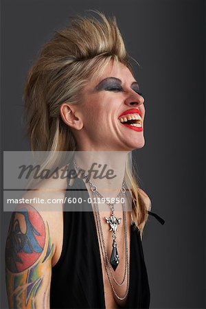 Portrait of Woman Laughing