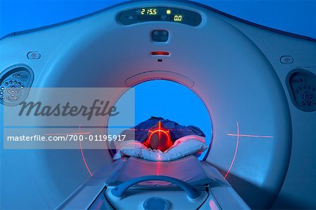 Patient Preparing for CT Scan