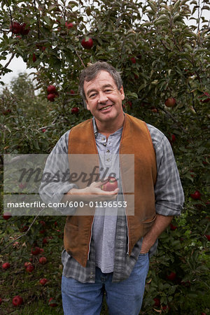 Portrait of Apple Farmer