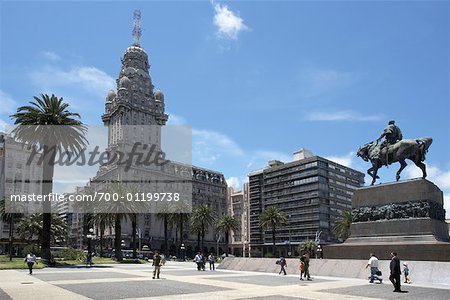 Place de l'indépendance, Montevideo, Uruguay