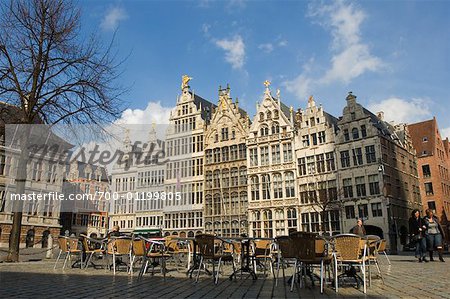 Patio in City Square, Antwerp, Belgium