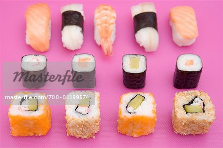 Assortment of Sushi