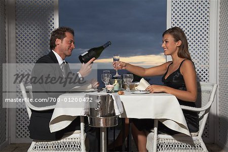 Couple at Restaurant