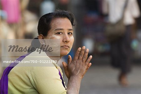 Portrait of Burmese Woman