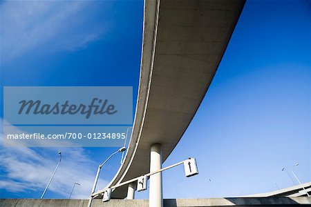 Underside of Interstate 90 Overpass, Seattle, Washington, USA