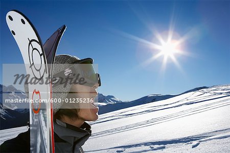 Portrait d'homme ski