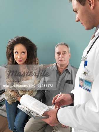 Woman Flirting With Doctor Woman Flirting With Doctor