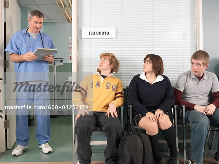 Doctor Calling Next Patient Doctor Calling Next Patient