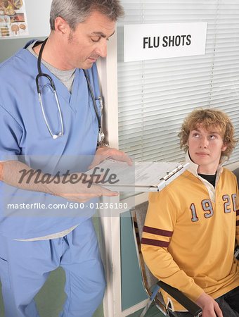 Doctor and Patient in Office Doctor and Patient in Office