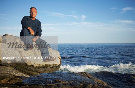 Portrait of Man, Pemaquid Point, Maine, USA