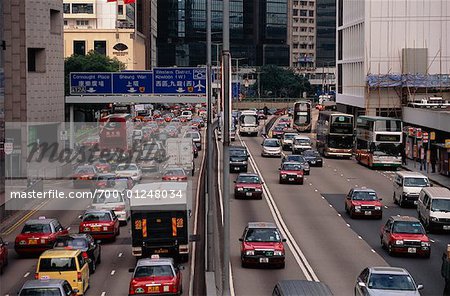 Trafic, Hong Kong, Chine