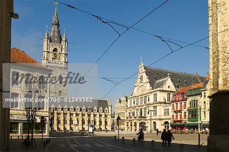 St Baaf Square, Gand, Belgique