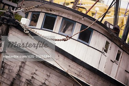 Close-up of a recreational boat, Savannah, Georgia, USA