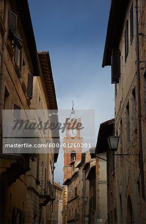 Tour de l'horloge, Toscane, Italie