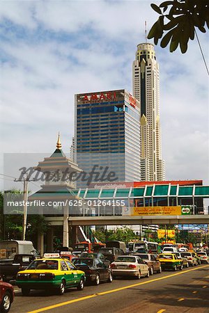 Traffic jam on the road, Bangkok, Thailand