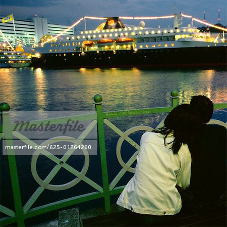 Cruise ship at an International cruise terminal, Singapore