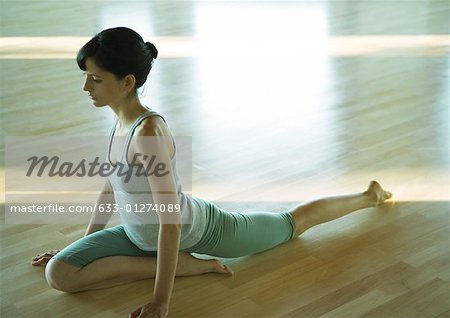 Yoga class,