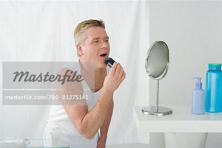 Man Shaving