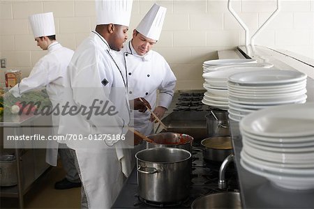 Chefs in Kitchen