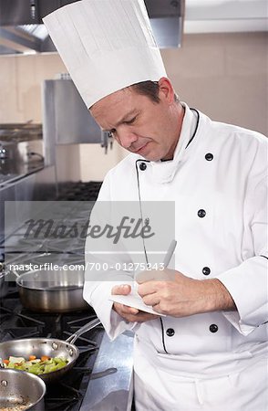 Chef Taking Notes