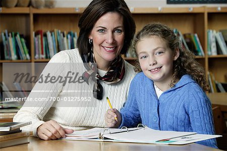 Portrait of Student and Teacher