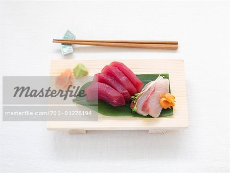 Toro Hamachi Sashimi Teller