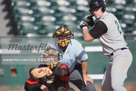 Batter,  Catcher and Umpire