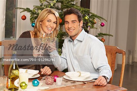 Couple Drinking Wine