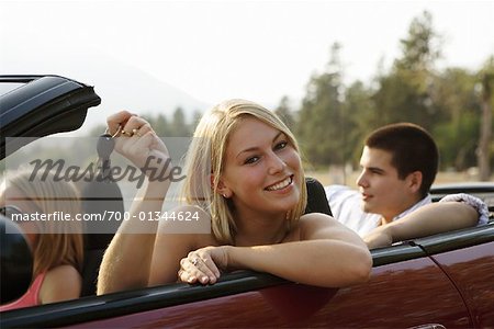 Group of Friends in Car