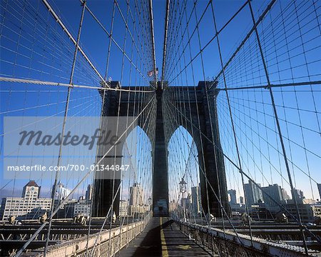 Brooklyn Bridge, New York, New York, USA