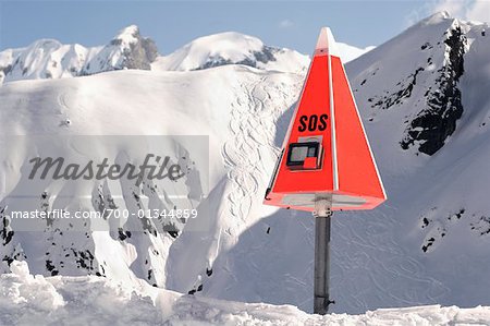 Emergency Telephone by Mountains