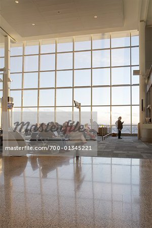 Waiting Area, Pearson International Airport, Toronto, Ontario, Canada