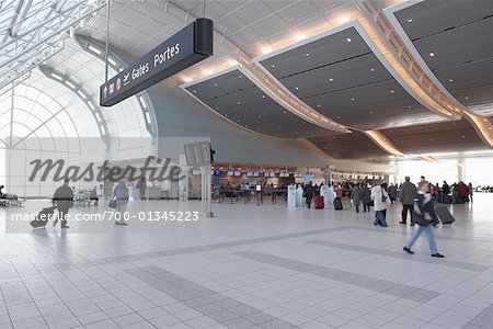 L'aéroport International Pearson, Toronto, Ontario, Canada