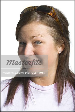 Portrait of a young woman smiling