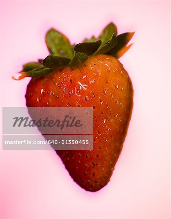 Gros plan d'une fraise