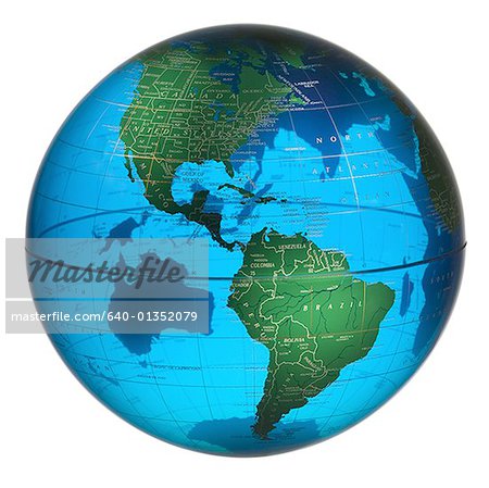 Close-up of a globe