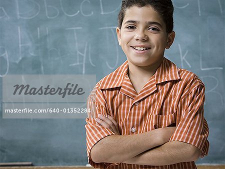 Portrait of a boy smiling