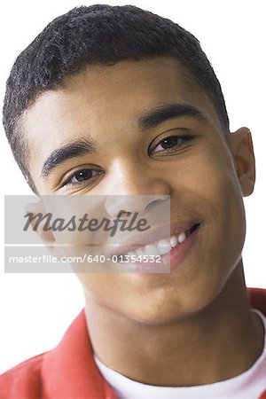 Portrait of a young man smiling