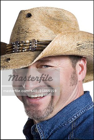 Cowboy souriant