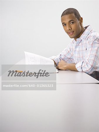 African American male college student