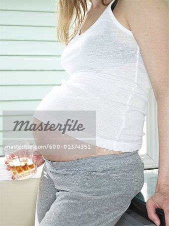 Pregnant Woman Drinking Alcohol